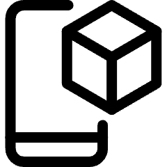 Technology Ar Searching Smartphone 1 Icon from Ultimate Regular Set