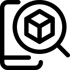 Technology Ar Searching Smartphone Icon from Ultimate Regular Set