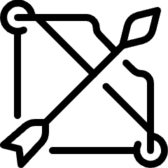 Archery Bow 1 Icon from Ultimate Light Set