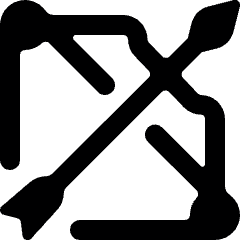 Archery Bow 1 Icon from Ultimate Bold Set