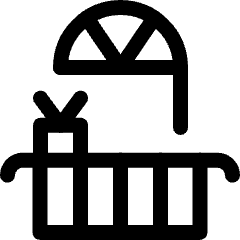 Apartment Balcony 2 Icon from Ultimate Regular Set