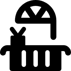 Apartment Balcony 2 Icon from Ultimate Bold Set