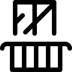 Apartment Balcony Glass Icon from Ultimate Regular Set