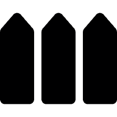 Architecture Fence Icon from Ultimate Bold Set