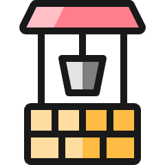 Architecture Well Icon from Ultimate Colors Set