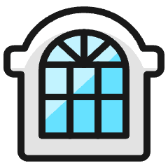 Architecture Window Icon from Ultimate Colors Set