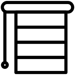 Blinds Horizontal Closed Icon from Ultimate Light Set