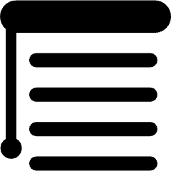 Blinds Horizontal Open Icon from Ultimate Bold Set