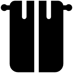 Curtains Closed Icon from Ultimate Bold Set