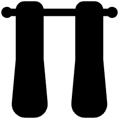 Curtains Open Icon from Ultimate Bold Set