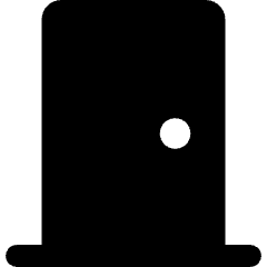 Door Left Hand Closed Icon from Ultimate Bold Set