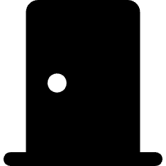 Door Right Hand Closed Icon from Ultimate Bold Set