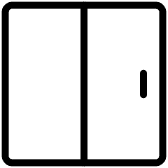 Door Sliding Right Hand Closed Icon from Ultimate Light Set