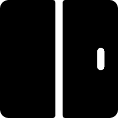 Door Sliding Right Hand Closed Icon from Ultimate Bold Set