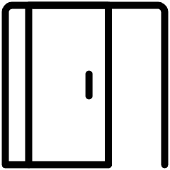 Door Sliding Right Hand Open Icon from Ultimate Light Set