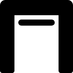 Garage Door Open Icon from Ultimate Bold Set