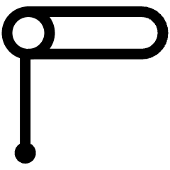 Roller Shade Open Icon from Ultimate Regular Set