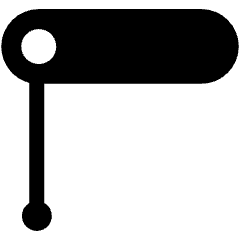 Roller Shade Open Icon from Ultimate Bold Set