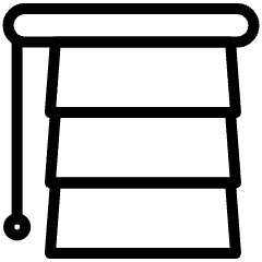 Roman Shade Closed Icon from Ultimate Light Set