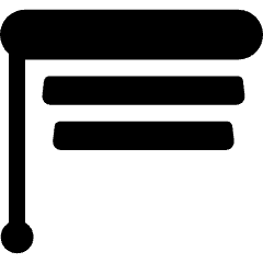 Roman Shade Open Icon from Ultimate Bold Set