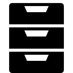 Archive Locker Icon from Nova Solid Set