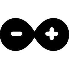 Arduino Plus Minus Icon from Ultimate Bold Set