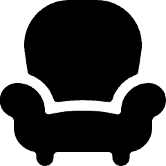 Armchair 1 Icon from Ultimate Bold Set