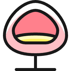 Armchair Modern 2 Icon from Ultimate Colors Set