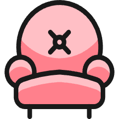 Armchair Icon from Ultimate Colors Set