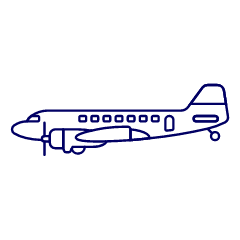 Air Force Plane 1 Illustration from UX Line Set