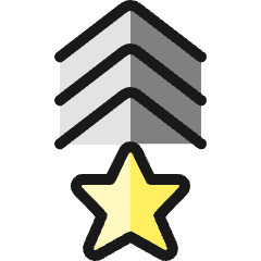 Army Badge Icon from Ultimate Colors Set