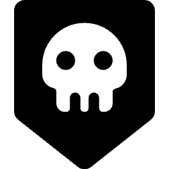 Army Badge Skull Icon from Ultimate Bold Set