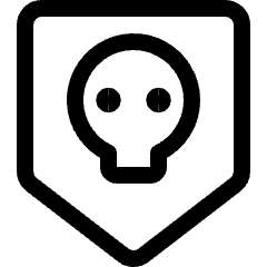 Army Badge Skull Icon from Ultimate Regular Set