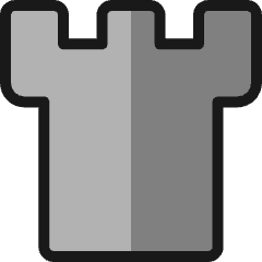 Army Fortress Icon from Ultimate Colors Set