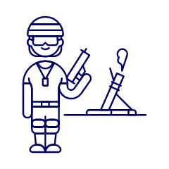 Army Soldier 2 Illustration from UX Line Set