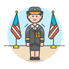 General Honor 2 Illustration from UX Colors Set