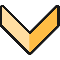 Arrow Button Down 3 Icon from Ultimate Colors Set