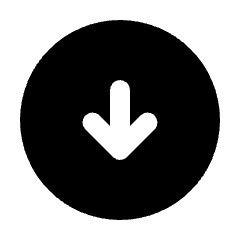 Arrow Circle Down Fill Icon from Rounded Fill - Streamline Material Set