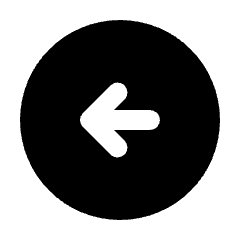 Arrow Circle Left Fill Icon from Rounded Fill - Streamline Material Set