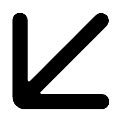 Arrow Corner Left Icon from Ultimate Bold Set