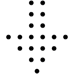 Arrow Dot Down 1 Icon from Ultimate Light Set