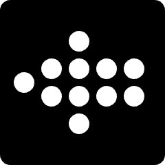 Arrow Dot Left Icon from Ultimate Bold Set