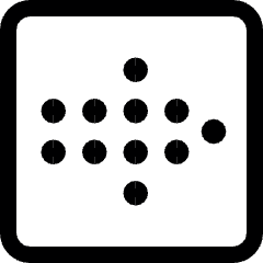 Arrow Dot Right Icon from Ultimate Regular Set