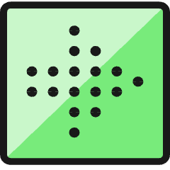 Arrow Dot Right Icon from Ultimate Colors Set
