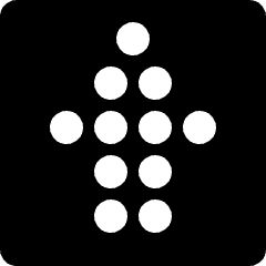 Arrow Dot Up Icon from Ultimate Bold Set