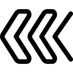 Arrow Double Left 1 Icon from Ultimate Regular Set