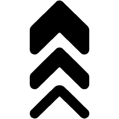 Arrow Double Up 1 Icon from Ultimate Bold Set