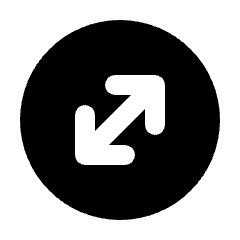 Arrow Expand Circle Fill Icon from Rounded Fill - Streamline Material Set