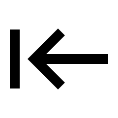 Arrow First Icon from Sharp Line - Material Pro Set