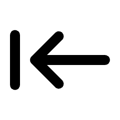 Arrow First Icon from Rounded Line - Material Pro Set